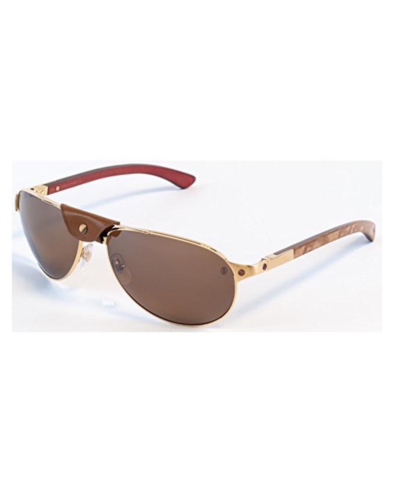 Gold Rimless rectangular sunglasses | Cartier Eyewear | MATCHESFASHION UK